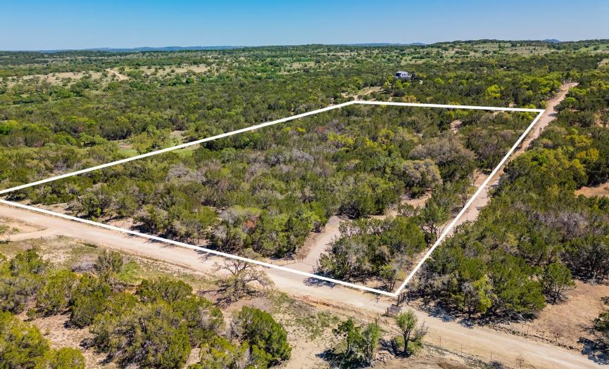 Boundary Lines of 8 Acre Property