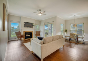 Welcome home! Open layout, wood burning fireplace and wrap around patio.