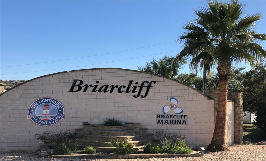 Briarcliff has a ful service marina, boat ramp and restauarant