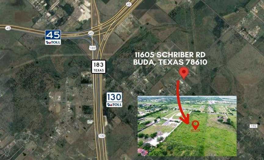 11605 Schriber RD, Buda, Texas 78610, ,Land,For Sale,Schriber,ACT9896892