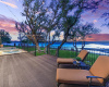 The deck was designed for soaking in the sun and savoring breathtaking sunsets