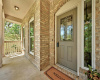 Enjoy your morning coffee on this inviting front porch