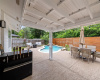 Large covered patio and open patio make this the perfect summer hang out place!