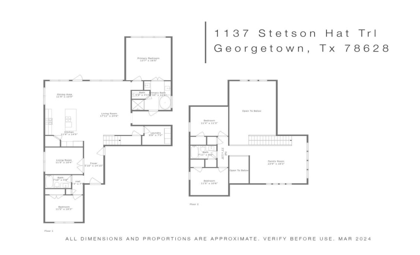 1137 STETSON HAT TRL, Georgetown, Texas 78628, 4 Bedrooms Bedrooms, ,3 BathroomsBathrooms,Residential,For Sale,STETSON HAT,ACT1049912