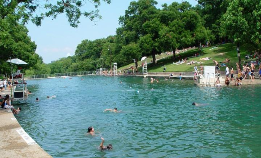 Step out your door for a few minute walk to Barton Springs pool.