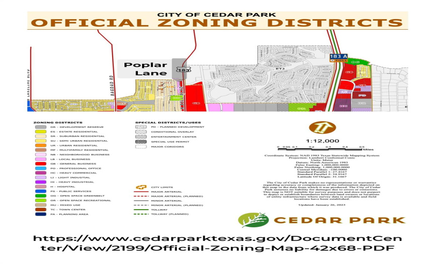 Poplar Ln Zoning: General and Local