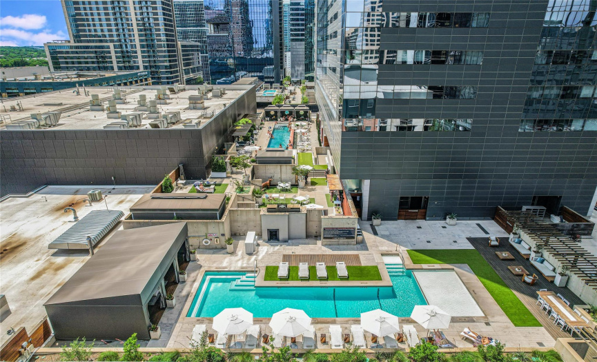 Resident- Only Pool with Cabanas