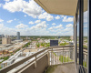 The second balcony looking over Northwest Houston.