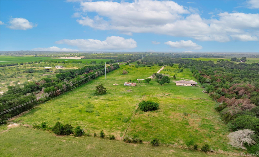 Aerial view of 12 acres