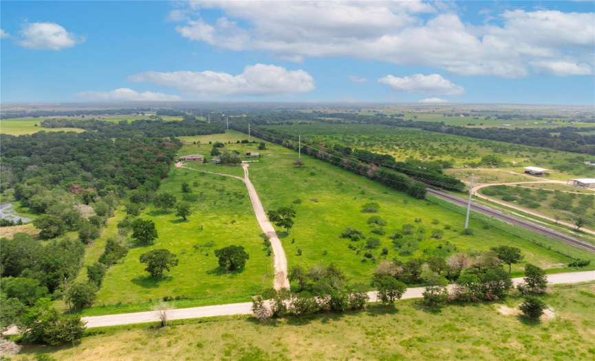 Front aerial view of 12 acres