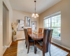 As you step inside, you're greeted by a spacious formal dining room