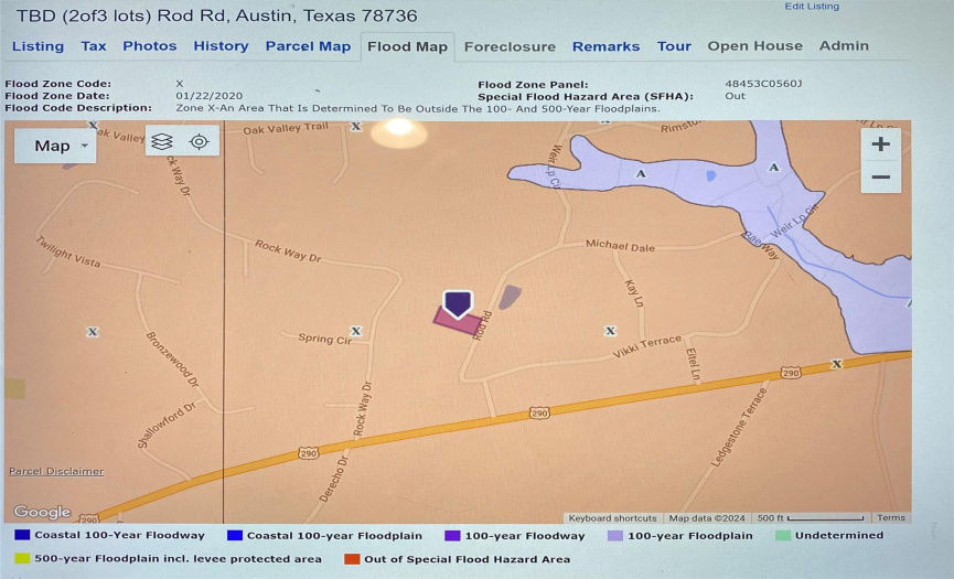 TBD Lot 3B (1of3) Rod RD, Austin, Texas 78736, ,Land,For Sale,Rod,ACT2327541