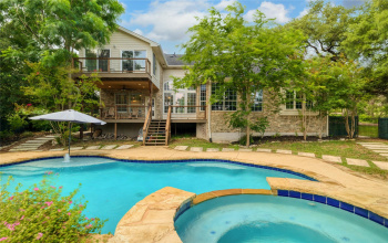 Stunning Innovative Pool build with hot tub is party-central to this incredible back yard on this amazing acreage.