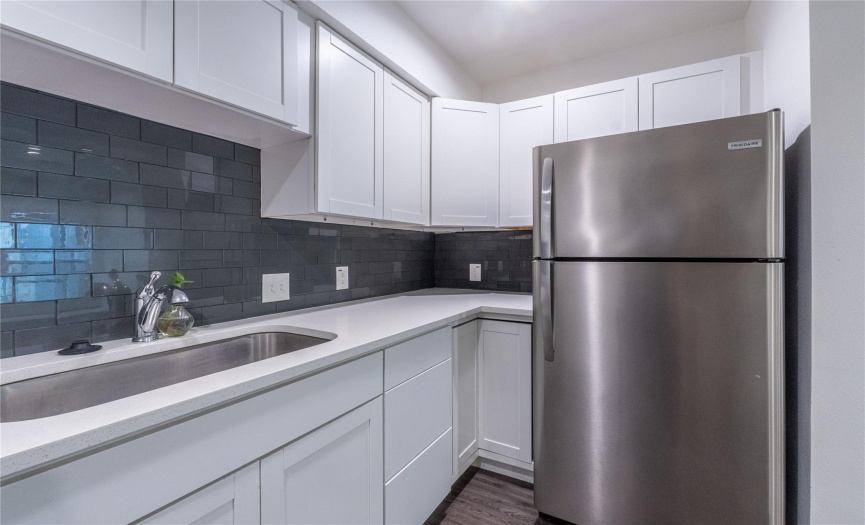 All modern stainless appliances