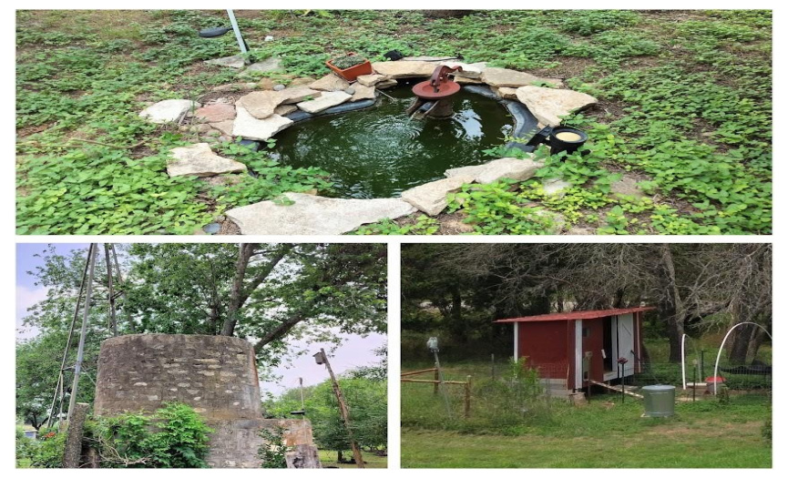 Hobbyist or Homesteaders will love their options here ... Old Cystern and Windmill toward awaiting Restoration, Poultry Coop and Water Feature Function and Whimsy! 