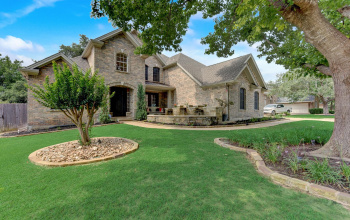 Professionally Landscaped Front Yard