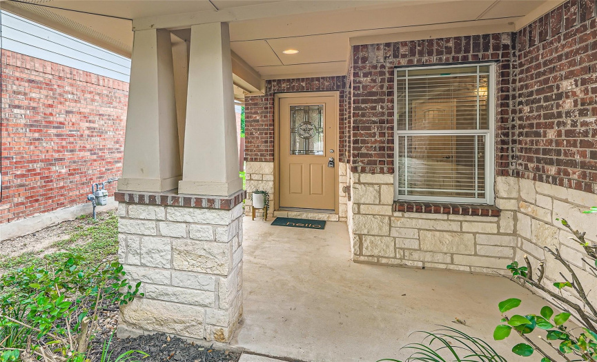 Craftsman style + inviting front porch 