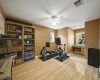 Bedroom #3 is used as a gym