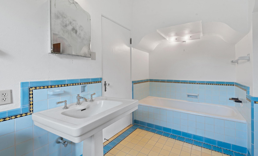 Bathroom with original tile