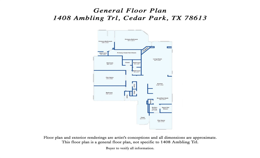 1408 Ambling TRL, Cedar Park, Texas 78613, 3 Bedrooms Bedrooms, ,2 BathroomsBathrooms,Residential,For Sale,Ambling,ACT2395989