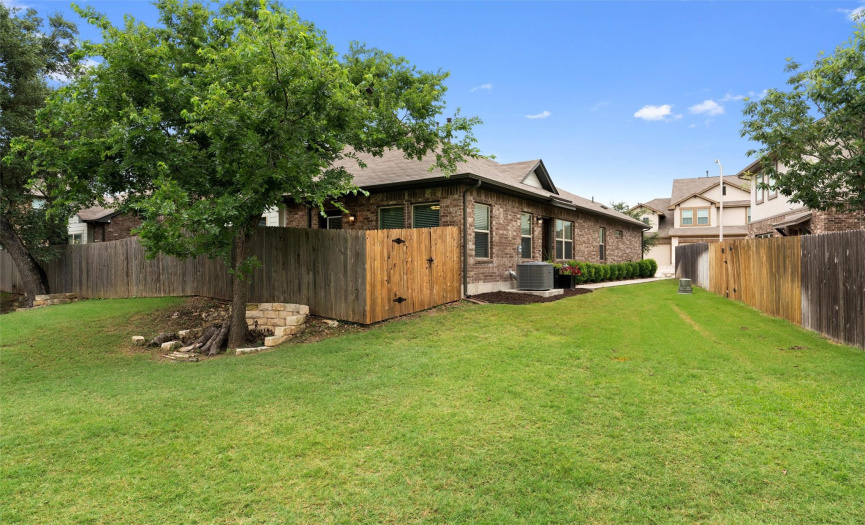 Convenient access from your back gate to the beautiful, expansive green space. 