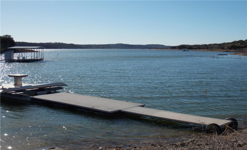 The park provides community access to Lake Travis from a little used cove