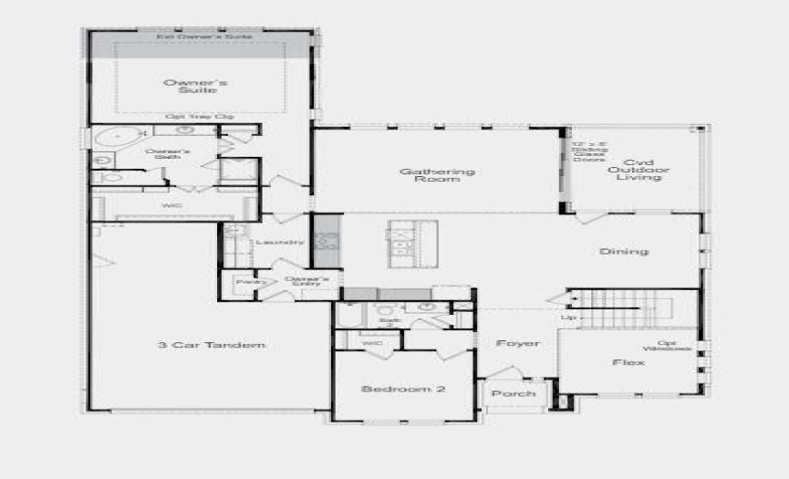Structural options added to 8113 Edmondson Bend include: Gourmet kitchen 2, shower at bath 2, 12x8 sliding glass doors, 8' doors, media room, extended owner's suite, mudset shower at owner's bath and windows at flex room.