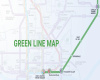 Green Line map