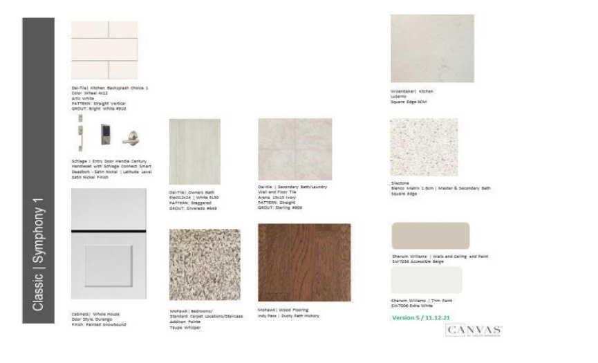 1724 Alana Falls design selections! This home is currently under construction and selections are subject to change