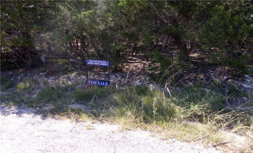 Sign on property