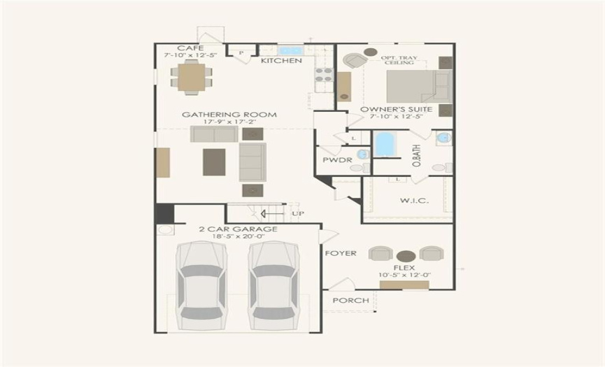 Pulte Homes, Granville floor plan