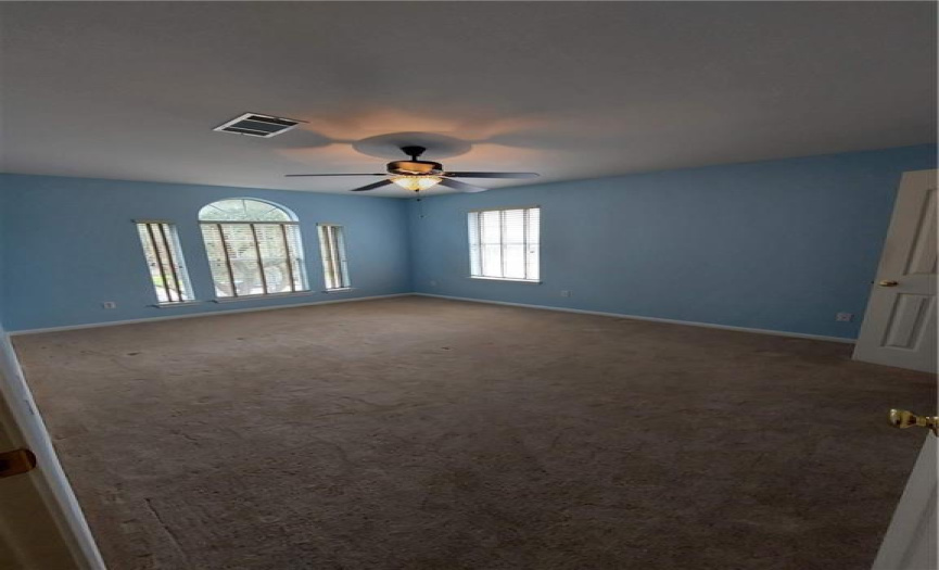 Upstairs 1st Bedroom  large room, considered as another master bedroom, with walk in closet