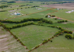 Arial view of this 23.92 Acre slate for your new development 