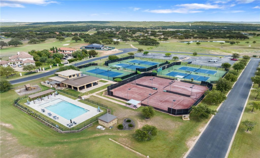 Lakecliff Racquet Club less than 1 mile from your new home