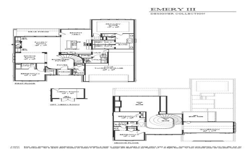 Illustration of our Emery III floorplan.