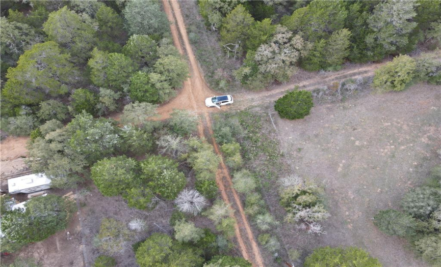 Location of hickory road from the southernmost entry, you will see a small home on the corner, turn there. Car is located on hickory road.